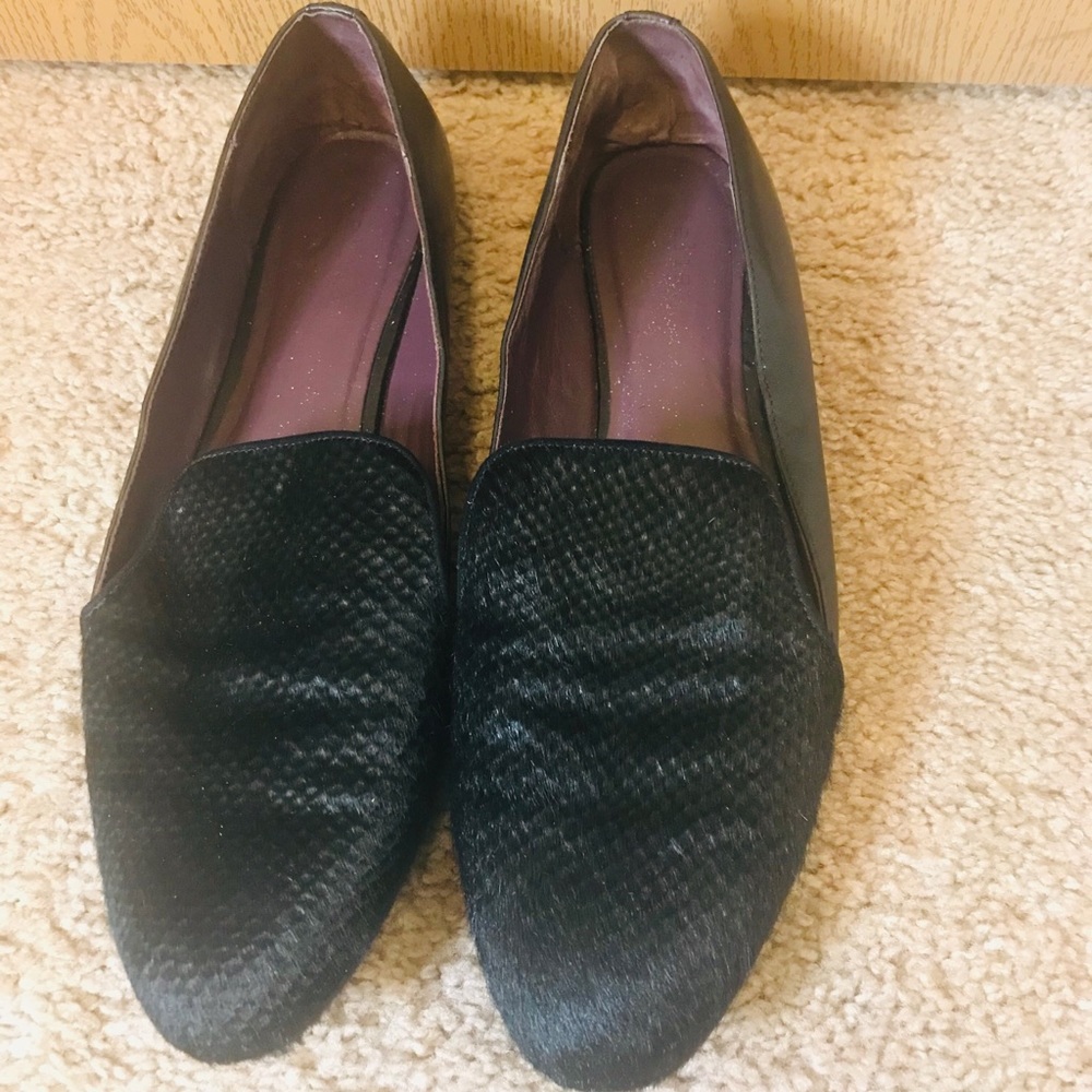 Nicole Miller Atelier Camel Hair Loafers